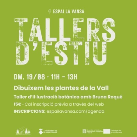 Taller "dibuixem les plantes de la Vall"