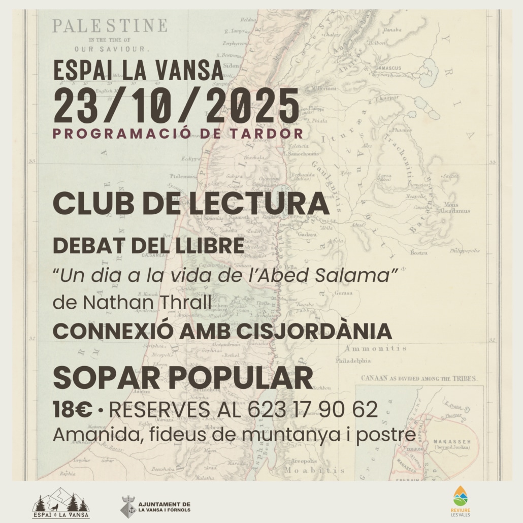 Club de lectura, debat i sopar popular Club de lectura, debat i sopar popular